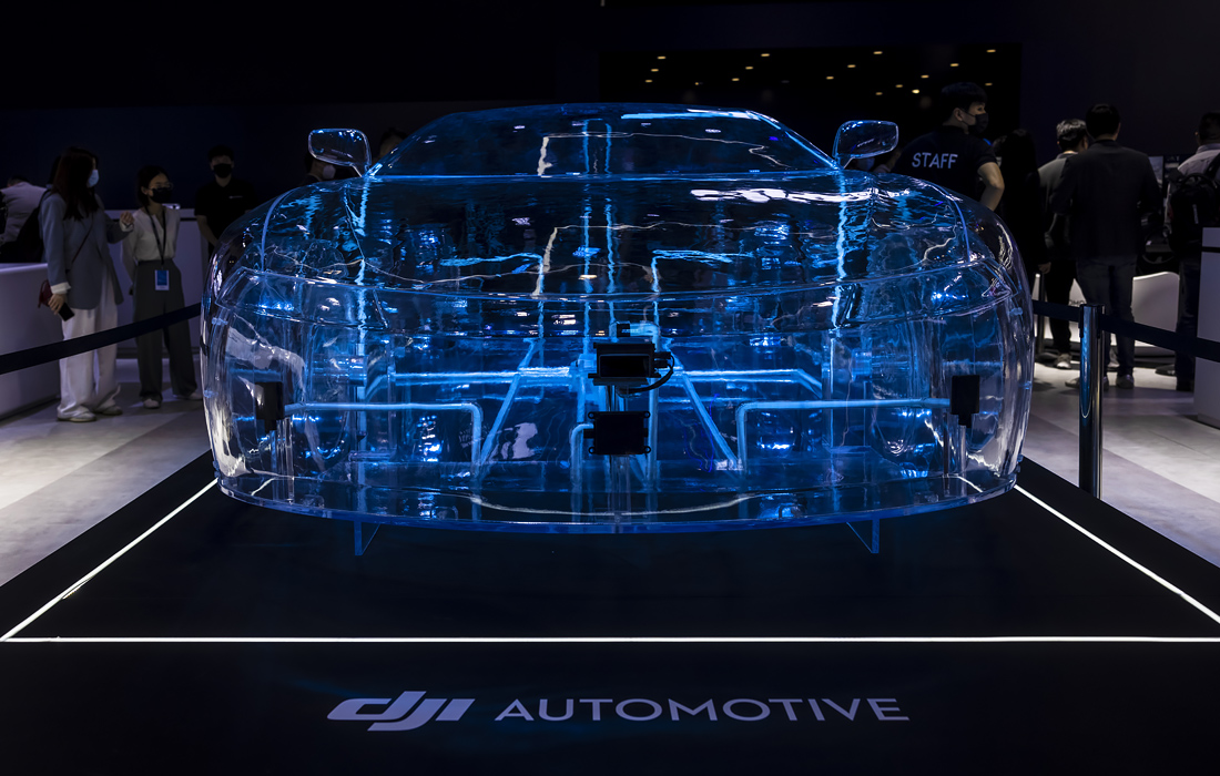19-я Шанхайская международная выставка автомобильной промышленности будет проходить с 24 до 28 апреля. На фото: концепт DJI Automotive