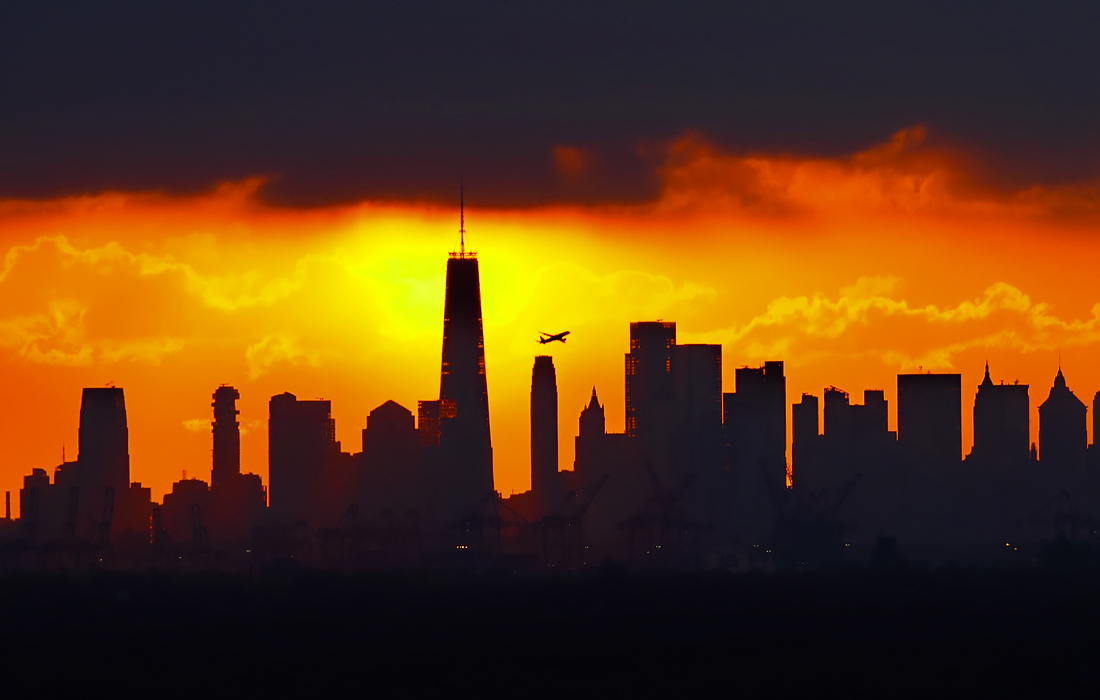 Рассвет на Манхеттене, Нью-Йорк