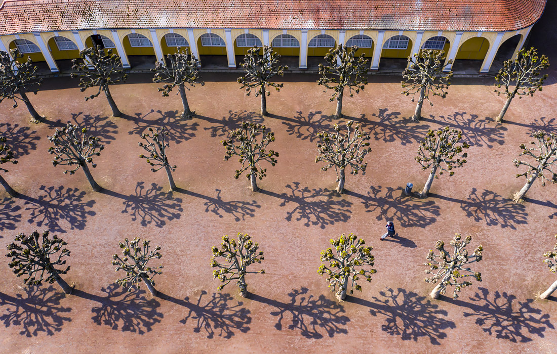 Солнечная погода на курорте Бад-Лаухштедт в Германии