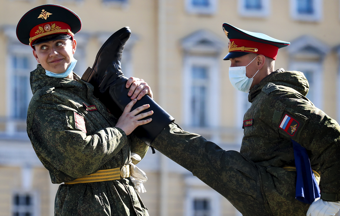 Репетиция парада Победы в Санкт-Петербурге