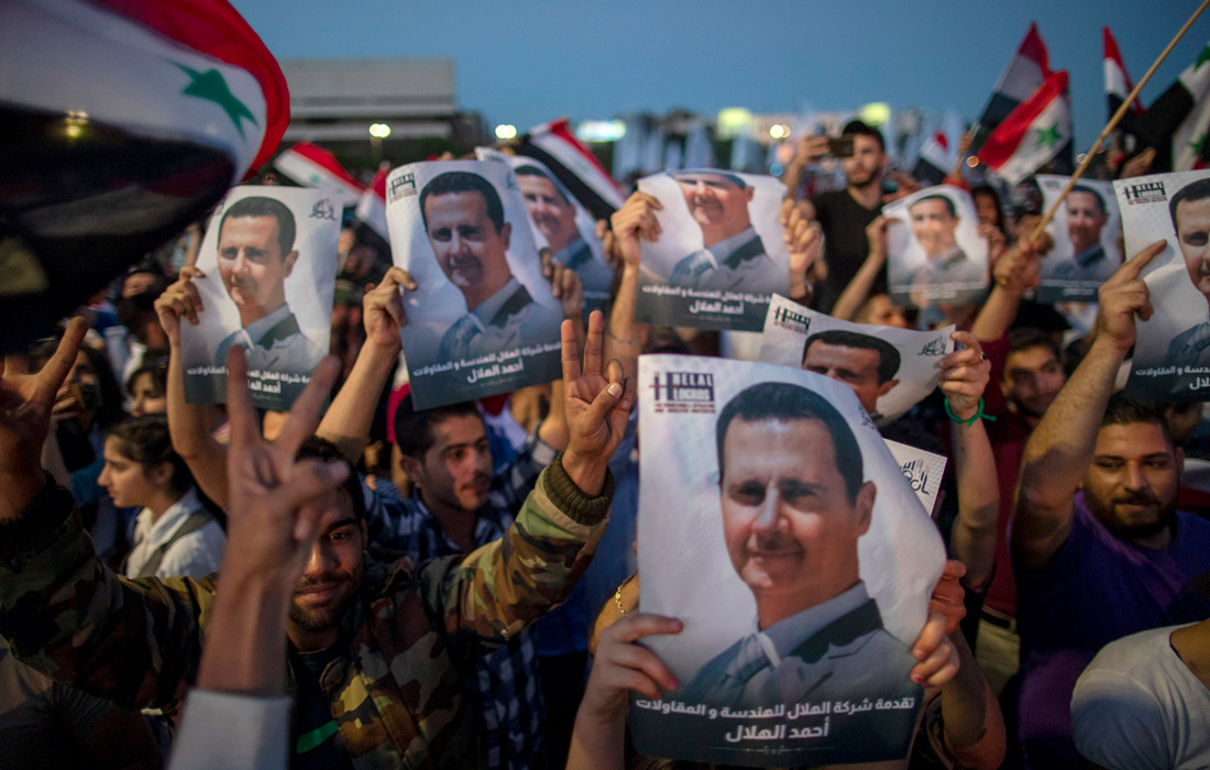 Башар Асад победил на президентских выборах в Сирии, набрав 95,1% голосов. На пост президента, помимо Асада, претендовали ещё два кандидата.