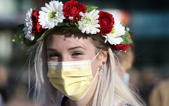 Болельщики на чемпионате мира по хоккею