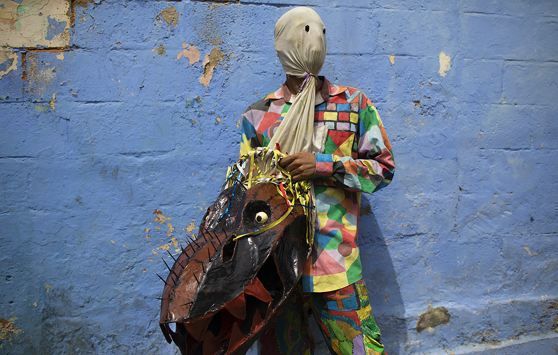 Традиционный фестиваль Los Diablos Danzantes (Танцующие дьяволы) в Венесуэле