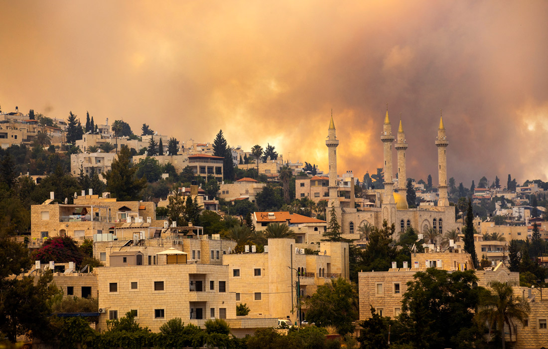 В окрестностях Иерусалима начались лесные пожары