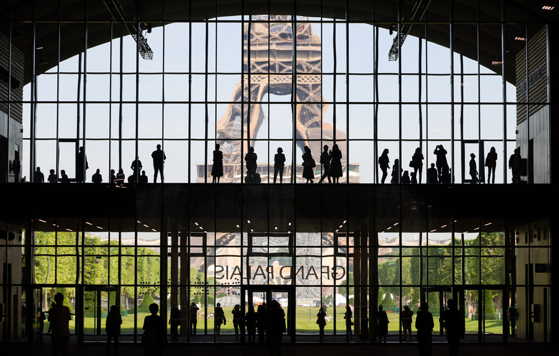 В Париже прошла презентация временного выставочного зала Grand Palais Ephemere