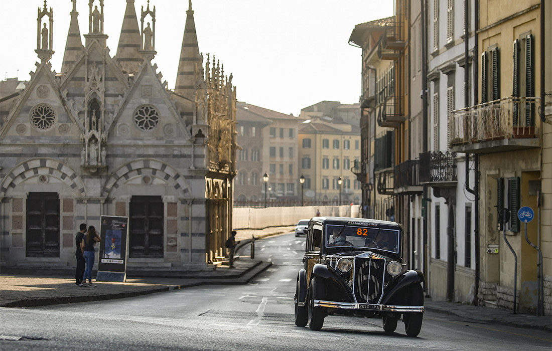В восьмидесятые гонка вернулась на улицы Брешии в виде соревнования ретроавтомобилей