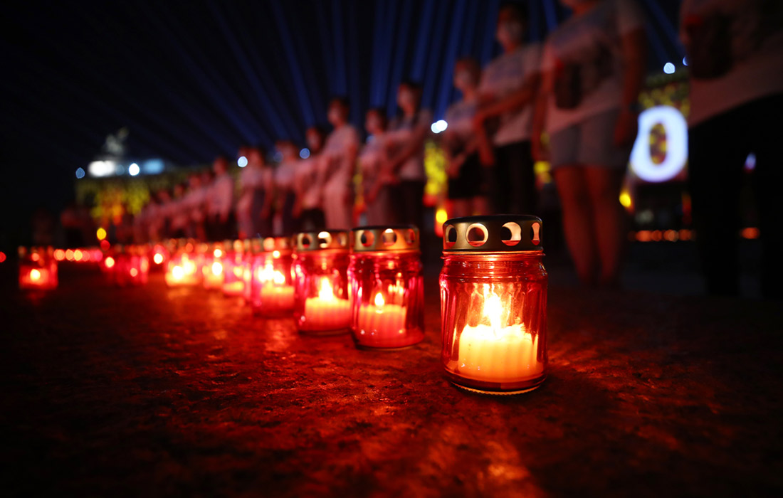 Всероссийская акция "Свеча памяти" в Москве