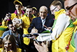 Творческая встреча с Меньшовым во время XIX Всемирного фестиваля молодежи и студентов в Олимпийском парке в Сочи. 16 октября 2017 года.