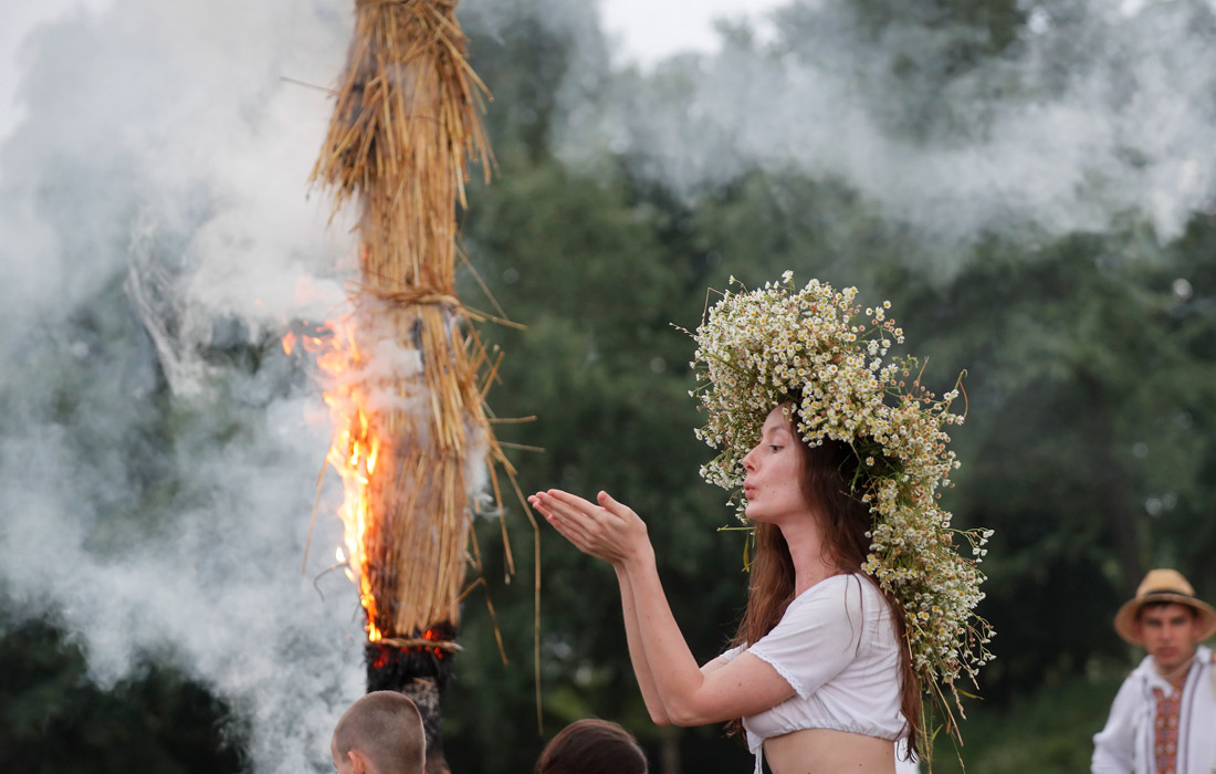 В Киеве отметили народный праздник Ивана Купала
