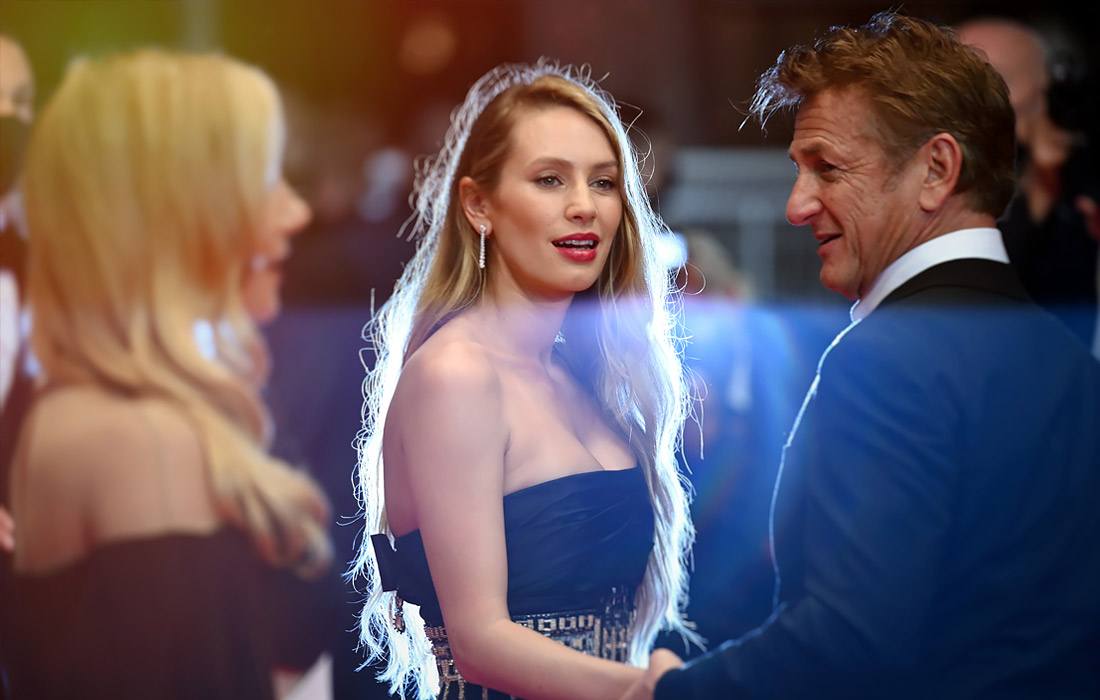 Актер Шон Пенн с дочерью Дилан