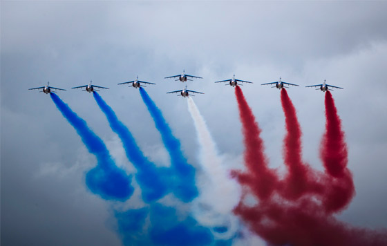 Празднование Дня взятия Бастилии во Франции