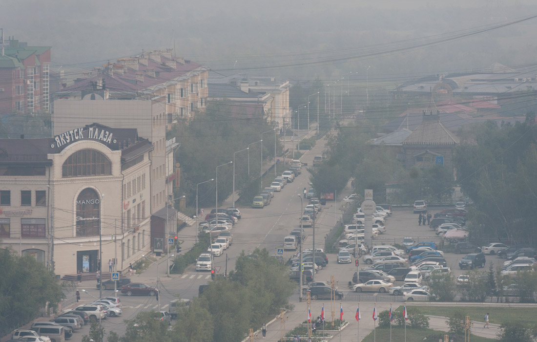 Якутск и еще 50 населенных пунктов накрыло дымом от лесных пожаров