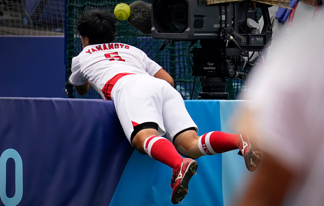 Во время соревнований по софтболу на летних Олимпийских играх