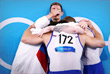 Мужская сборная России по спортивной гимнастике побеждает в командном турнире в многоборье