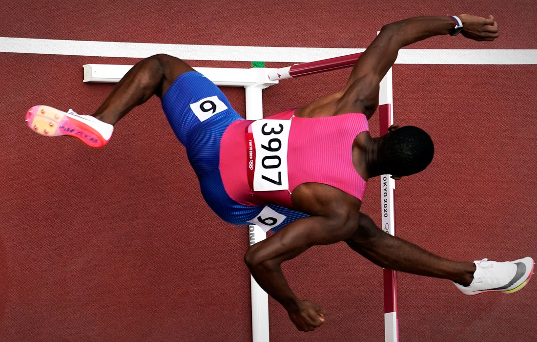 Американский легкоатлет Рай Бенджамин