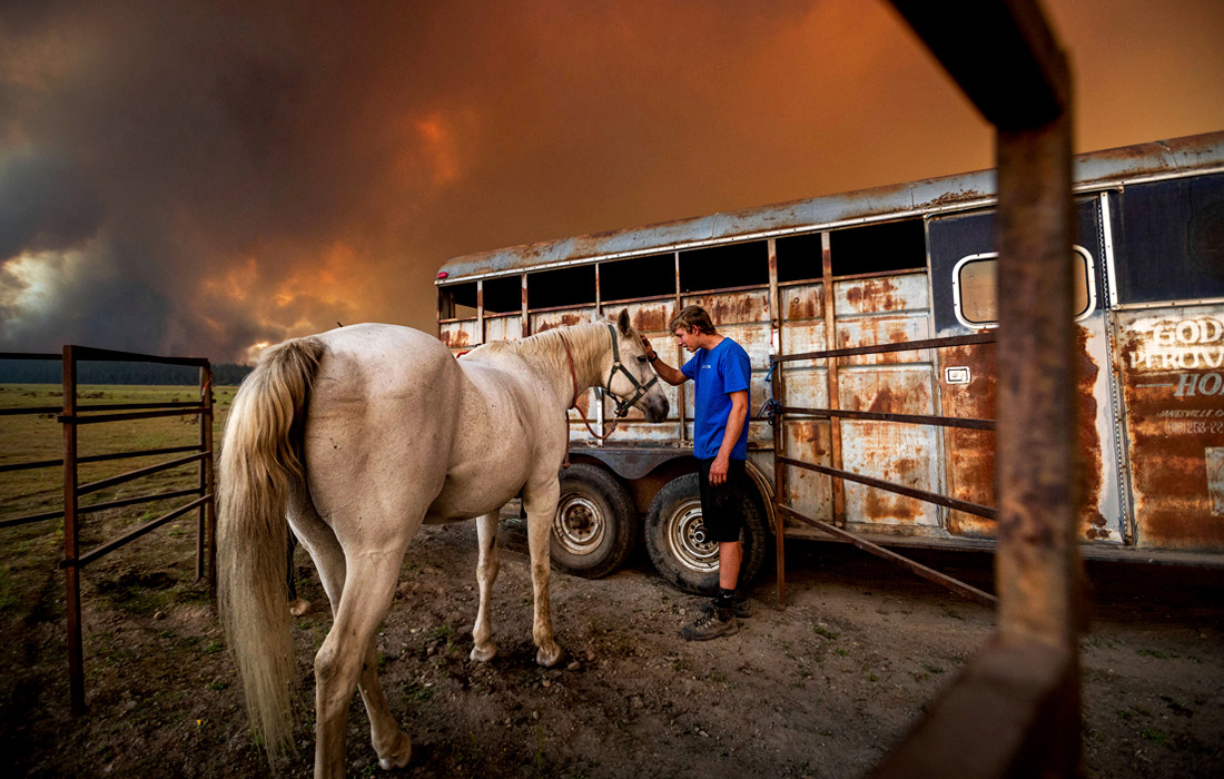 На западе США бушуют разрушительные пожары