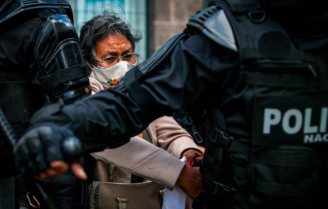 В Кито граждане протестуют против президента Эквадора Гильермо Лассо, вступившего в должность в конце мая