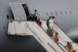 Очередной рейс бельгийской авиакомпании Air Belgium, доставивший эвакуированных из Афганистана на авиабазу Мельсбрук