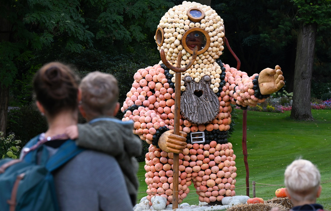 Выставка тыкв открылась в парке Людвигсбурга, Германия