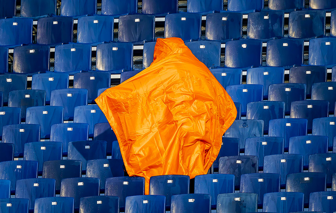 Болельщик на первой свободной тренировке Гран-при Нидерландов "Формулы-1"