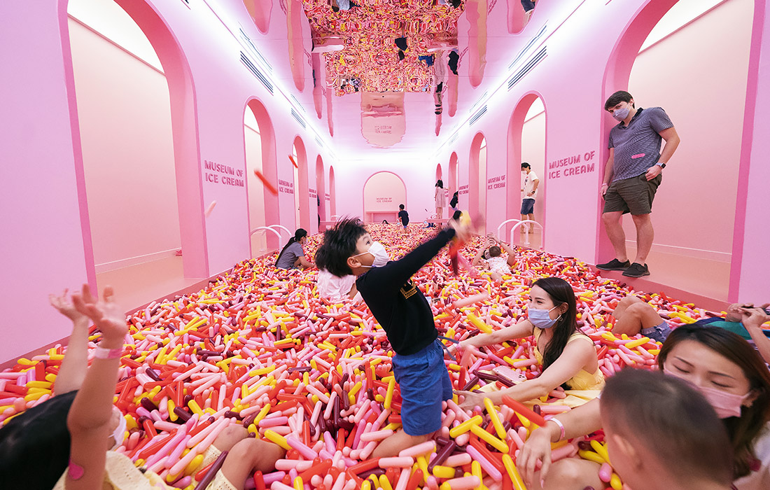 Музей мороженого в Сингапуре
