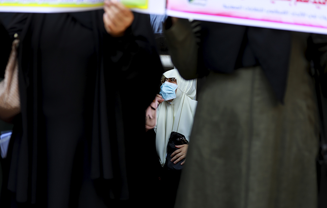 В городе Газа прошел митинг в поддержку более тысячи заключенных, находящихся в израильских тюрьмах