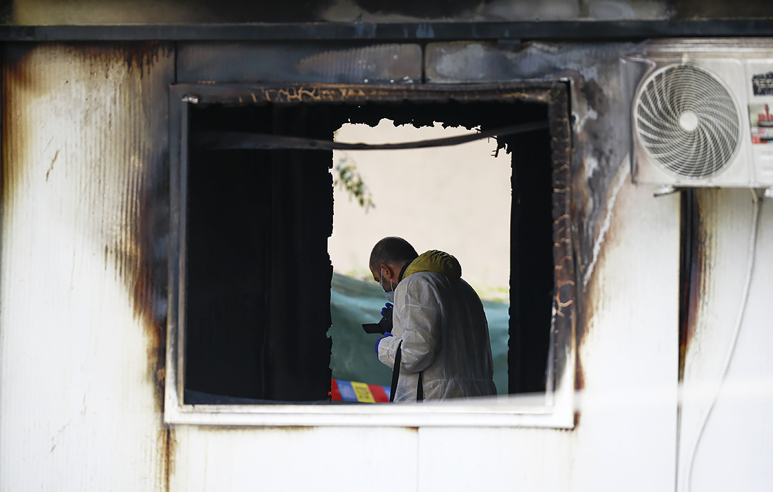 В Северной Македонии при пожаре в больнице для пациентов с коронавирусом погибли не менее 14 человек