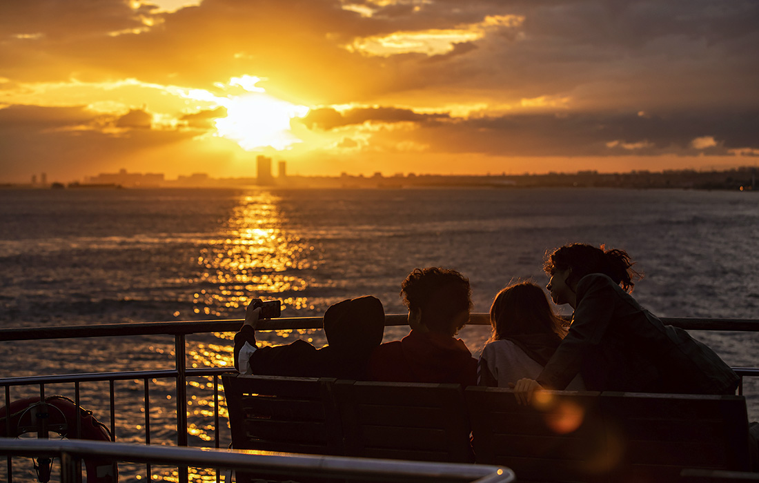 Закат в Стамбуле