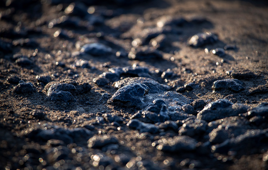 Национальное управление океанических и атмосферных исследований сообщает, что экстренные службы будут использовать лопаты и другие ручные инструменты для удаления нефти с береговой линии, так как тяжелая техника не может добраться до удаленных мест