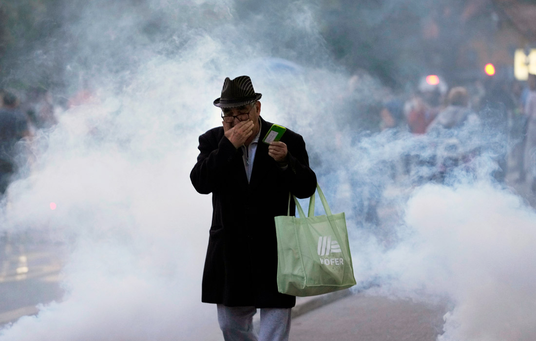 В столице Словении Любляне прошла акция протеста против вакцинации