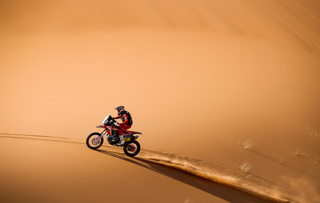 Участник международного ралли в Марокко