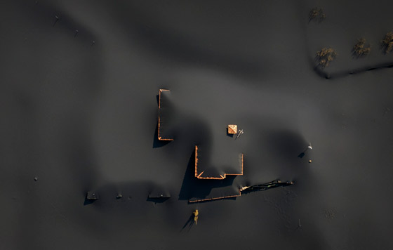 Покрытый пеплом остров Пальма