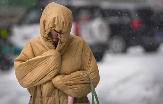 Первый снег в Пекине