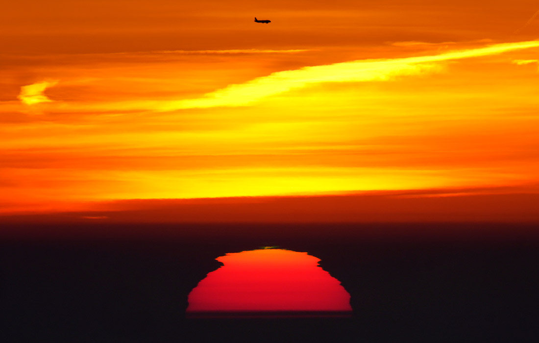 Рассвет во Франкфурте-на-Майне