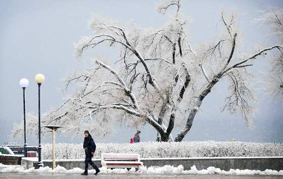 Мощный циклон накрыл Владивосток