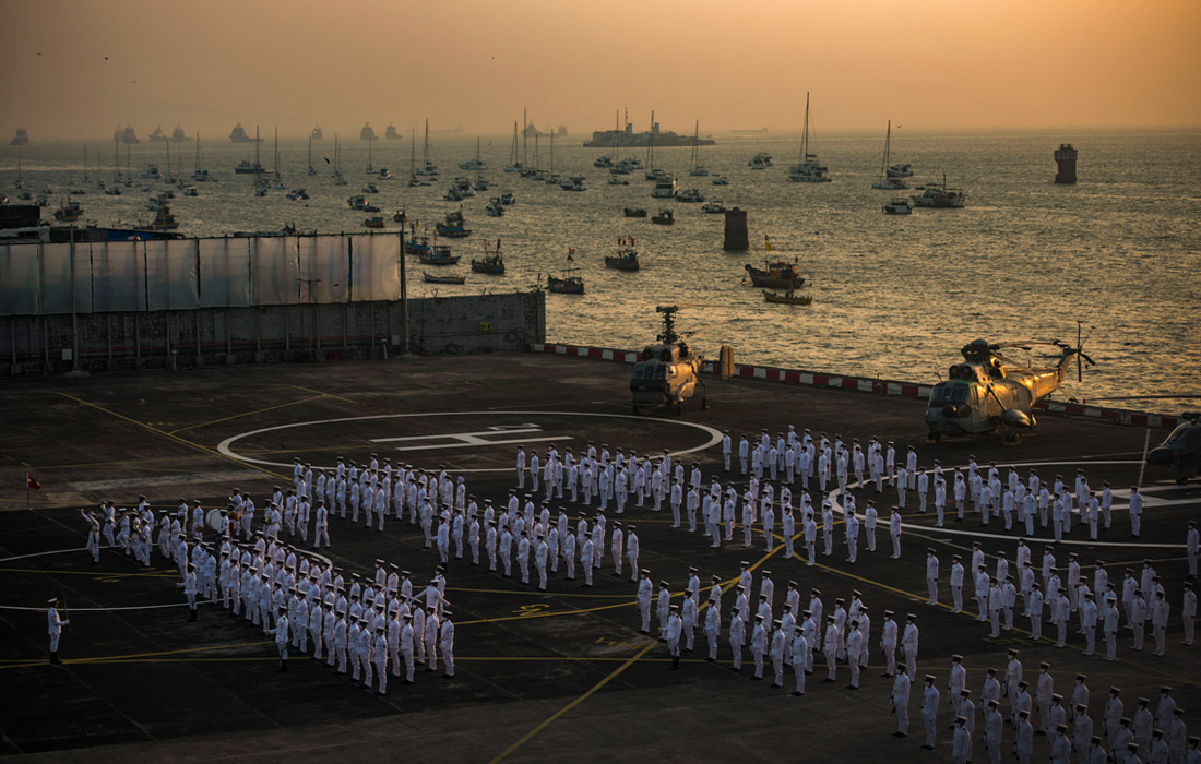 Парад ВМС Индии в Мумбаи