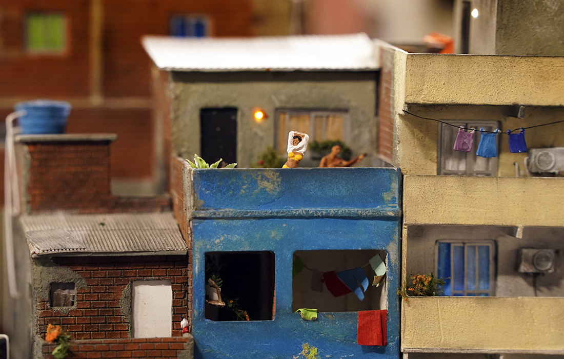 В гамбургском музее "Миниатюрная страна чудес" создали новый экспонат - макет Рио-де-Жанейро