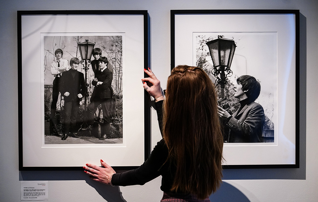 В лондонской галерее Shapero Modern открывается выставка "Потерянные фотографии The Beatles"
