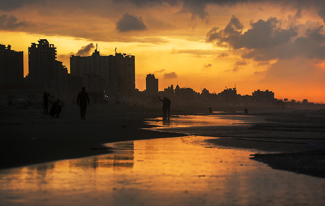 Закат в Газе