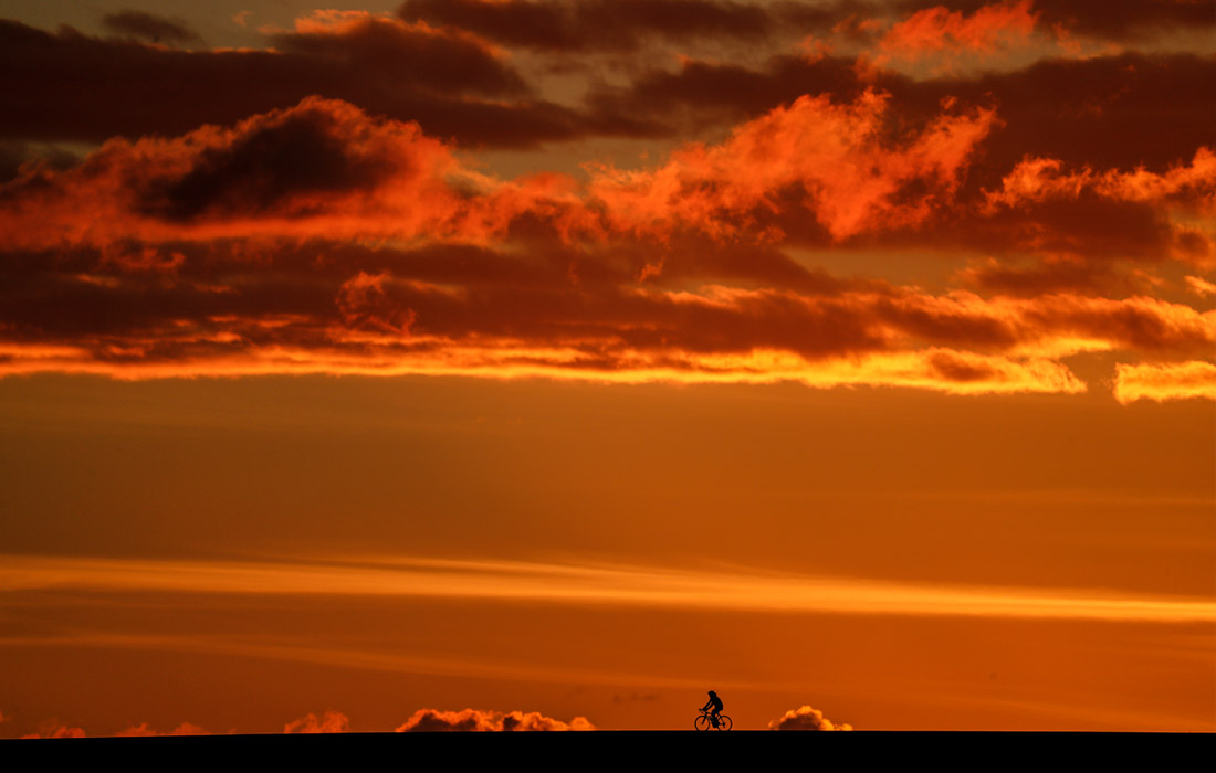 Закат в Калифорнии