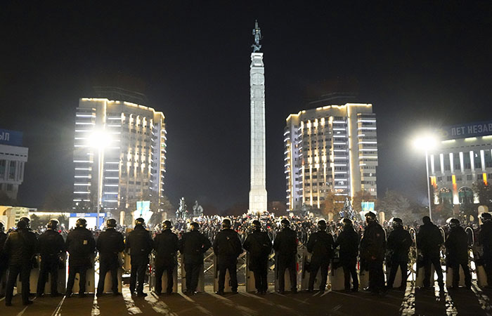 Массовые протесты в Казахстане