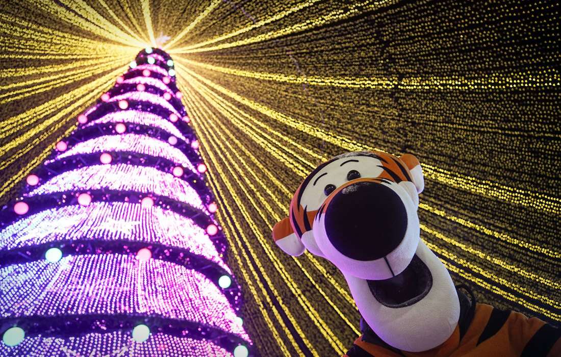 Предновогоднее украшение Казани