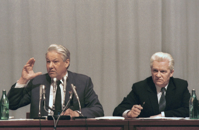 Ельцин и Силаев выступают за единое экономическое пространство