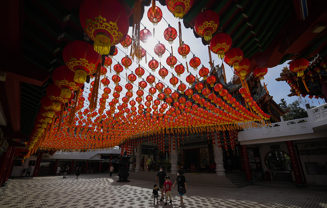 Куала-Лумпур в преддверии Нового года по лунному календарю