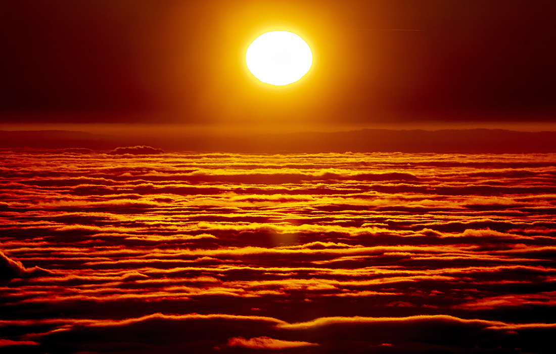 Восход солнца в Германии