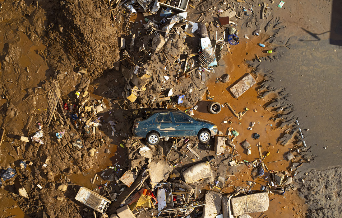 Последствия проливных дождей в Бразилии