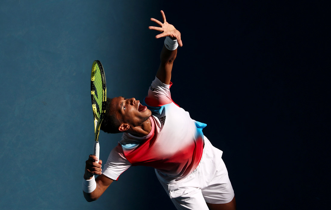 Канадский теннисист Феликс Оже-Альясим