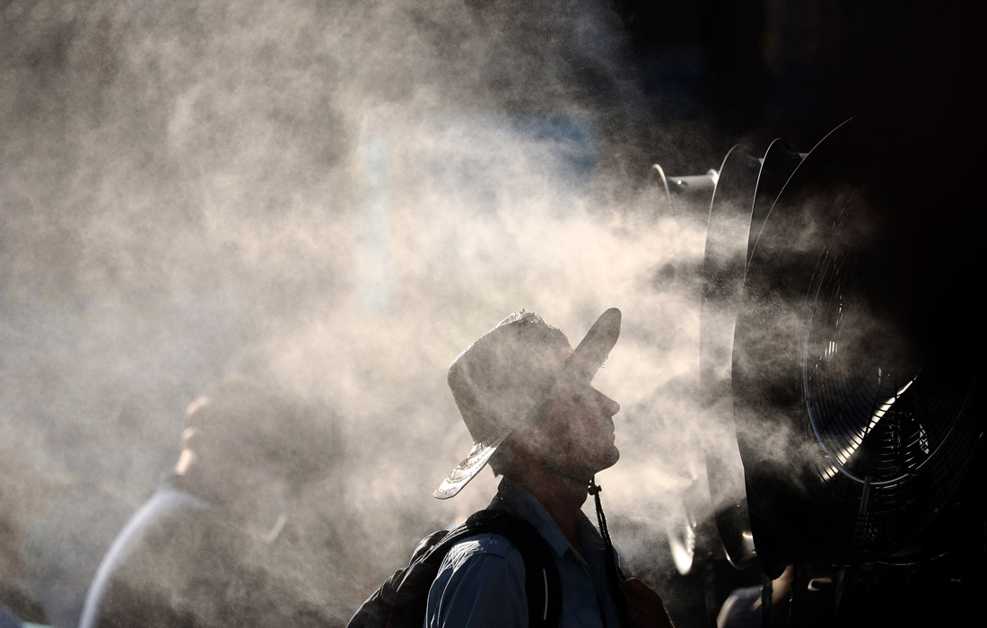 Болельщик на Открытом чемпионате Австралии по теннису