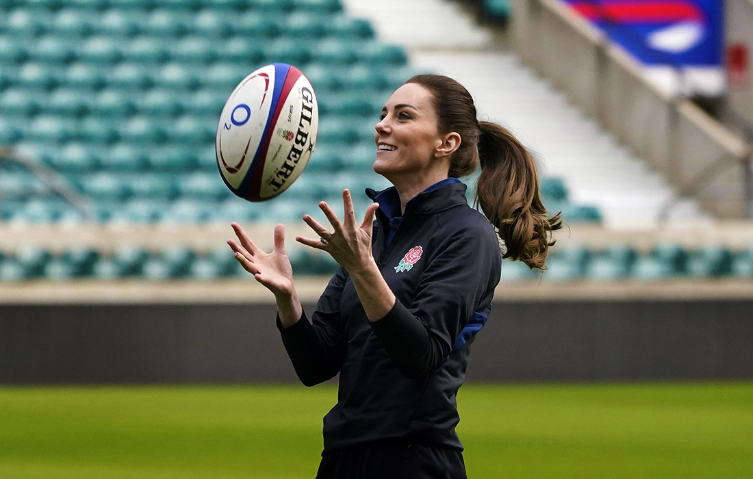 Патроном Футбольной лиги регби и Союза регби Англии стала герцогиня Кембриджская Кэтрин