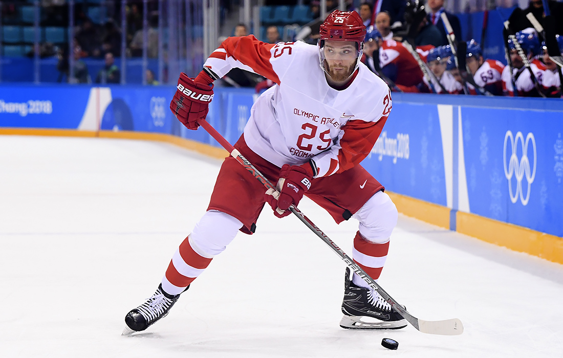 Хоккеист Михаил Григоренко стал обладателем золота ОИ, выиграв в составе сборной России Олимпиаду-2018.